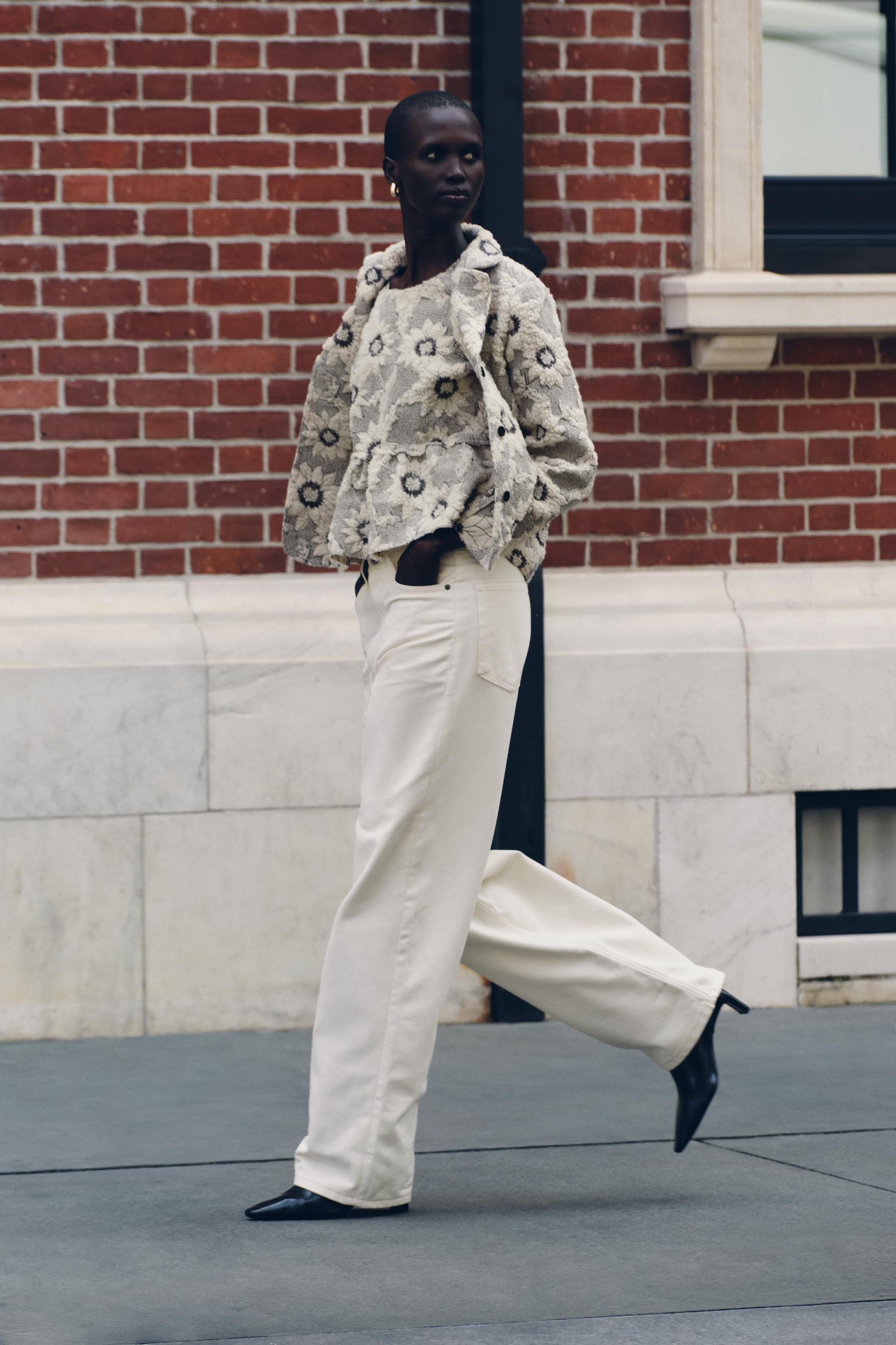 BLAZER STRUCTURE FLEURS